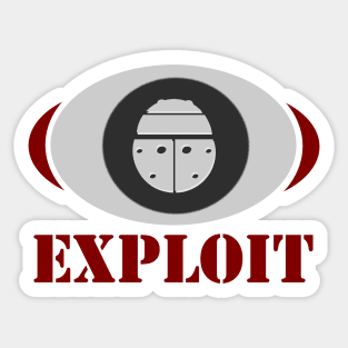 exploit: Ethical Hacker Online Cyber Expert Sticker